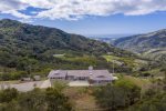 Mountain, valley and ocean views from iconic Stepladder Ranch